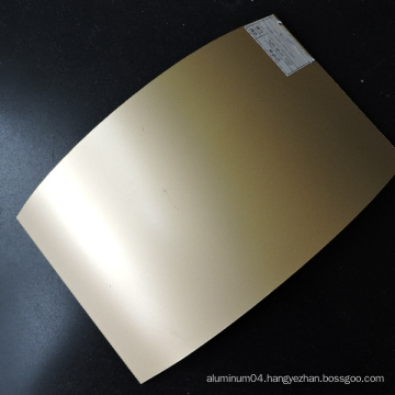 Shinning Golden PVDF Coated Aluminum Composite Panel ACP